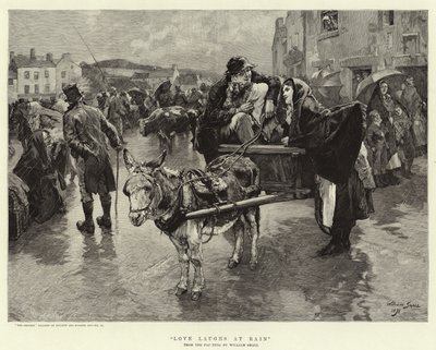 Liebe lacht über den Regen von William Small